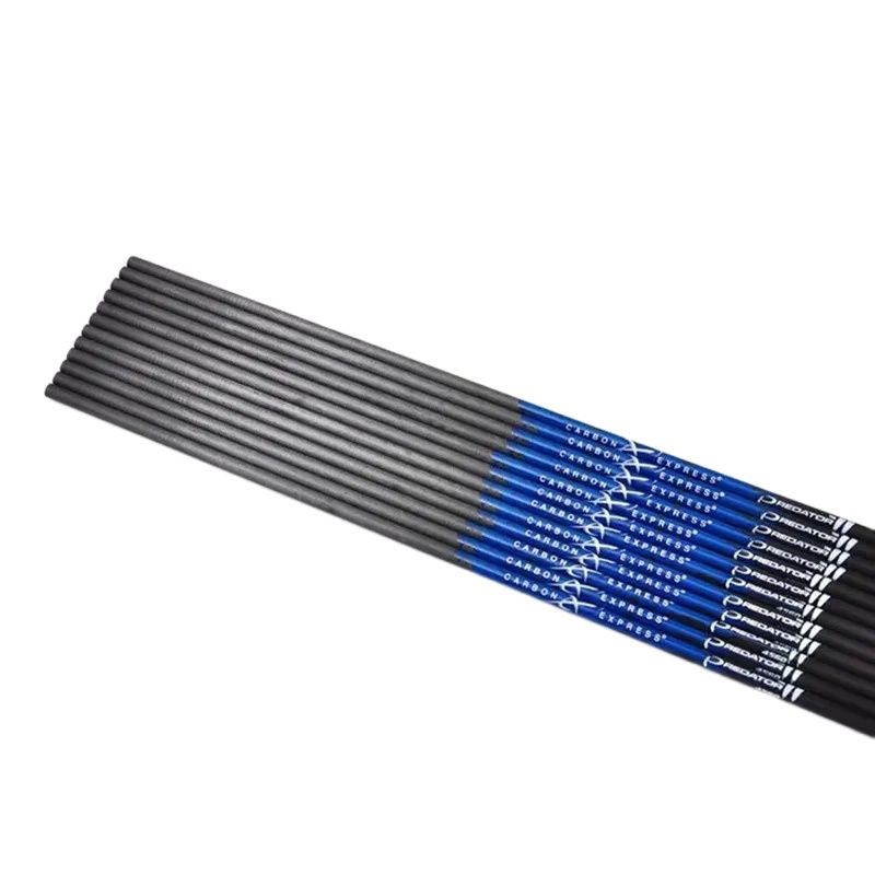 Carbon Arrows 30 Inch Spine 400 500 - ID6.2mm 12 Adet %100 Saf Karbon
