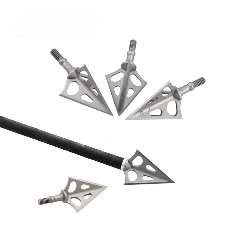 Broadheads 100 Grain 3 Blade Hunting - 6/12 adet 3 sabit X3/X5 İpuçları