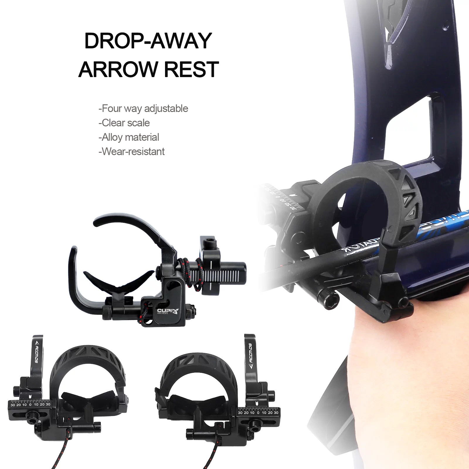Arrow Rest Drop Away Compound Bow - D3 D6 Ayarlanabilir Sağ/Sol El Kompound