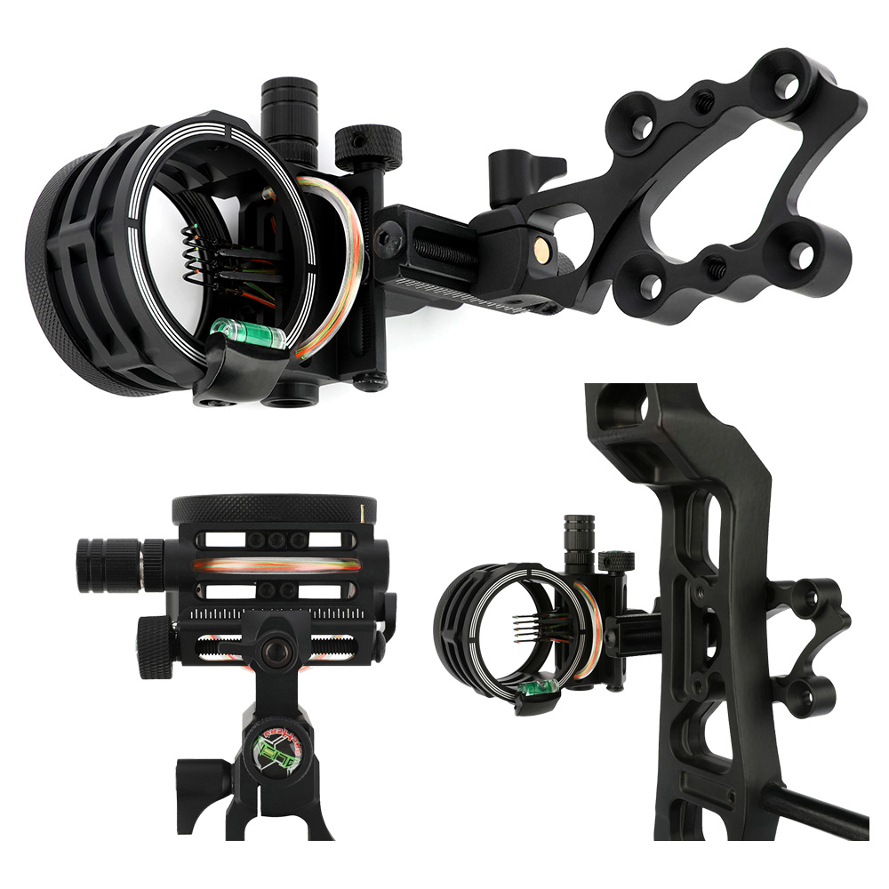 Compound Bow Sight 5 Pin Fiber Optic - 5 Pin Bileşik Yay Görüşü 0.019