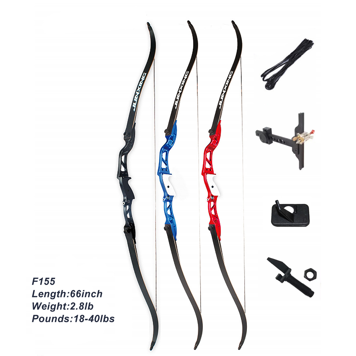 Recurve Bow Takedown 40 Lbs Target - 66 inç Metal Yükseltici Hedef Atış
