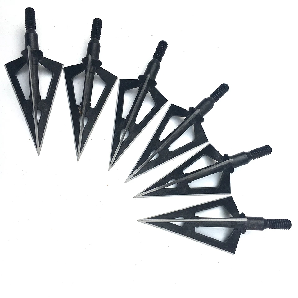 Broadheads 100 Grain 3 Blade Hunting - 3/6/12/24/60 adet, 100 grain ağırlığında ok