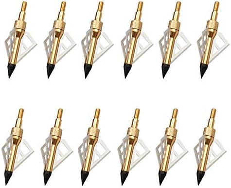 Broadheads 100 Grain 3 Blade Hunting - Arbalet Broadheads 100 Tahıl 12 Paket