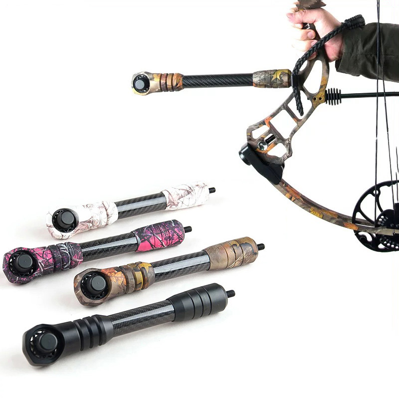 Bow Stabilizer Carbon Fiber 8 Inch - Okçuluk Bileşik Yay Sabitleyici 3k Saf