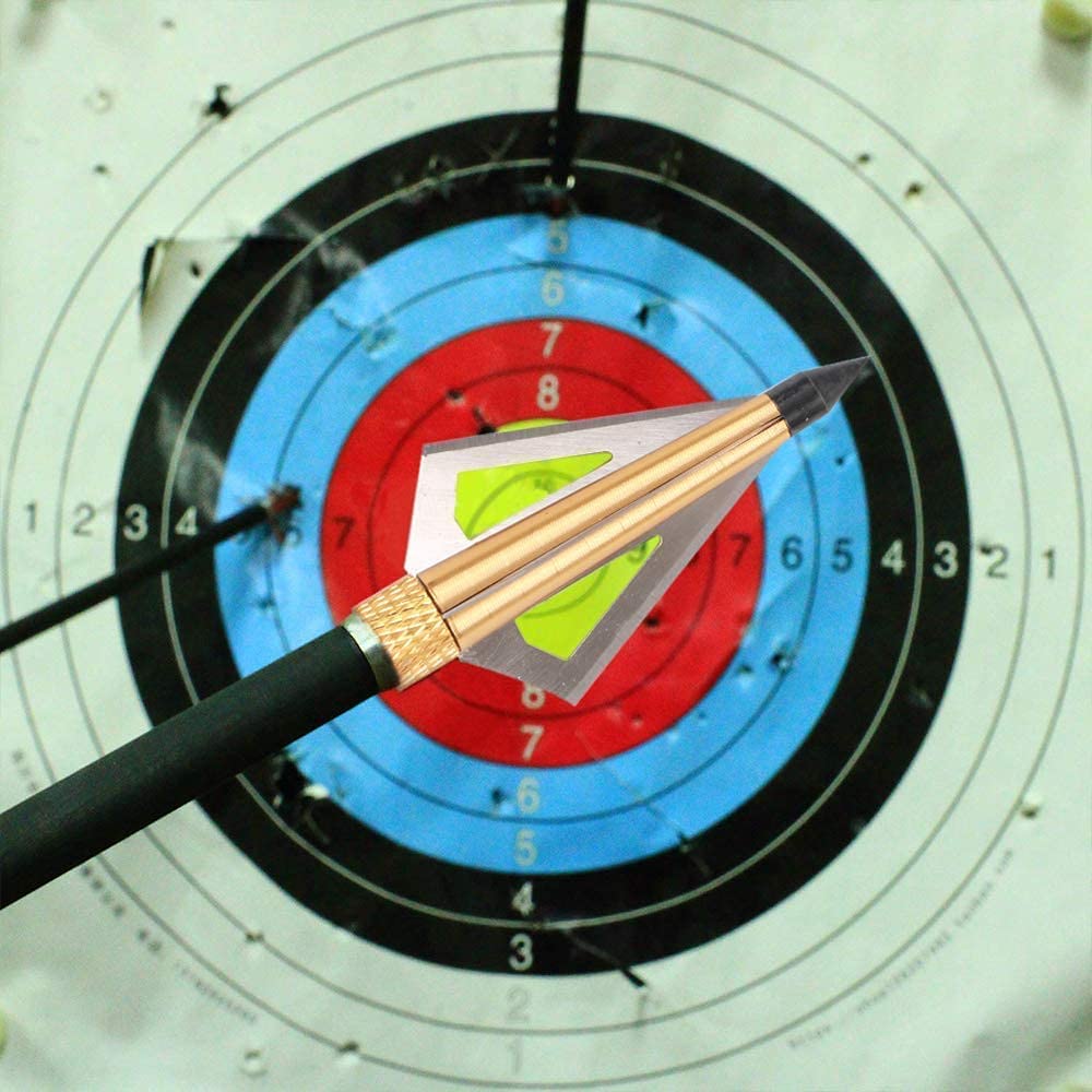 12 adet okçuluk Broadheads 3 s - Broadheads 100 Grain 3 Blade Hunting incelemesi ve fiyatı