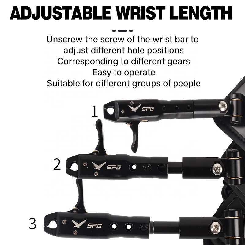 SPG Okçuluk Bileşik Yay Tetikl - Archery Release Aid Caliper Wrist incelemesi ve fiyatı