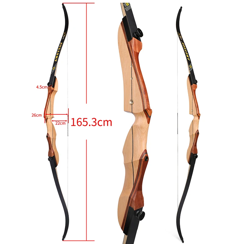 Okçuluk 68 inç olimpik yay 20- - Recurve Bow Takedown 40 Lbs Target incelemesi ve fiyatı