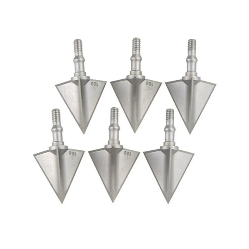 6/12 adet Broadhead Arrowhead  - Broadheads 100 Grain 3 Blade Hunting incelemesi ve fiyatı