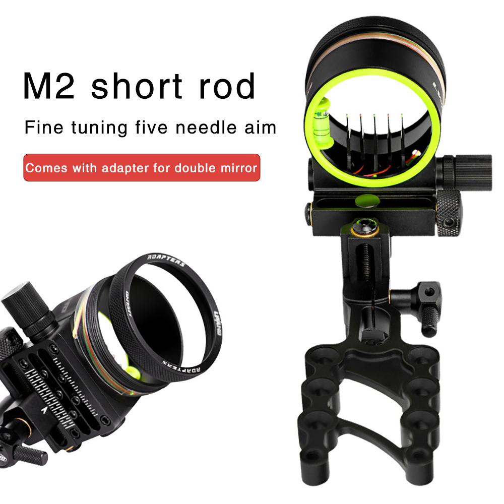 Avcılık çekim için bileşik yay - Compound Bow Sight 5 Pin Fiber Optic incelemesi ve fiyatı