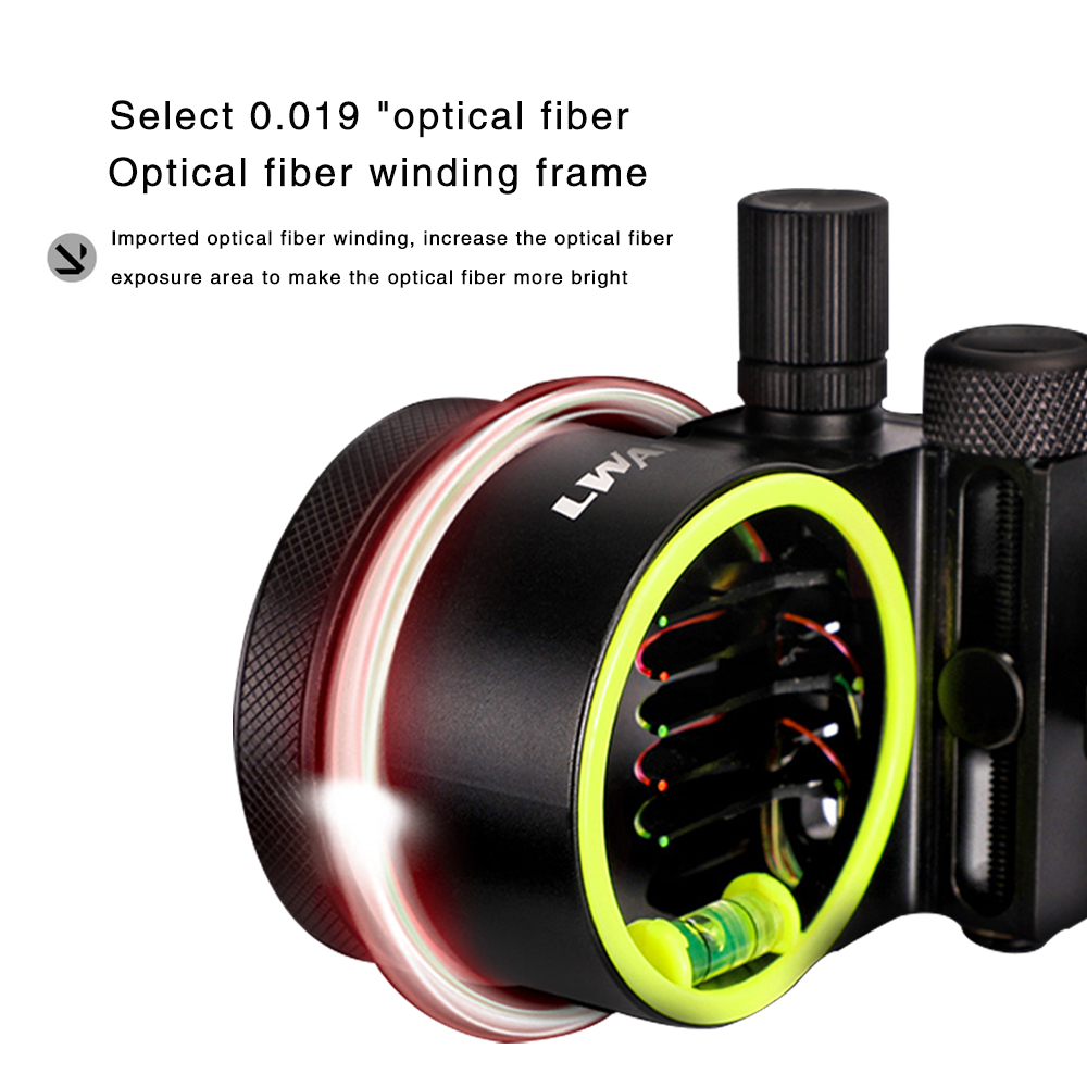 Avcılık çekim için bileşik yay - Compound Bow Sight 5 Pin Fiber Optic incelemesi ve fiyatı