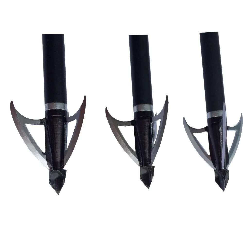 3/6/12 adet 100 tahıl Avcılık  - Broadheads 100 Grain 3 Blade Hunting incelemesi ve fiyatı