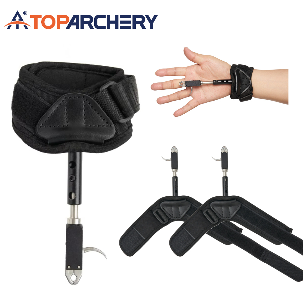 Bileşik Yay 360 °   Dönen Deri - Archery Release Aid Caliper Wrist incelemesi ve fiyatı