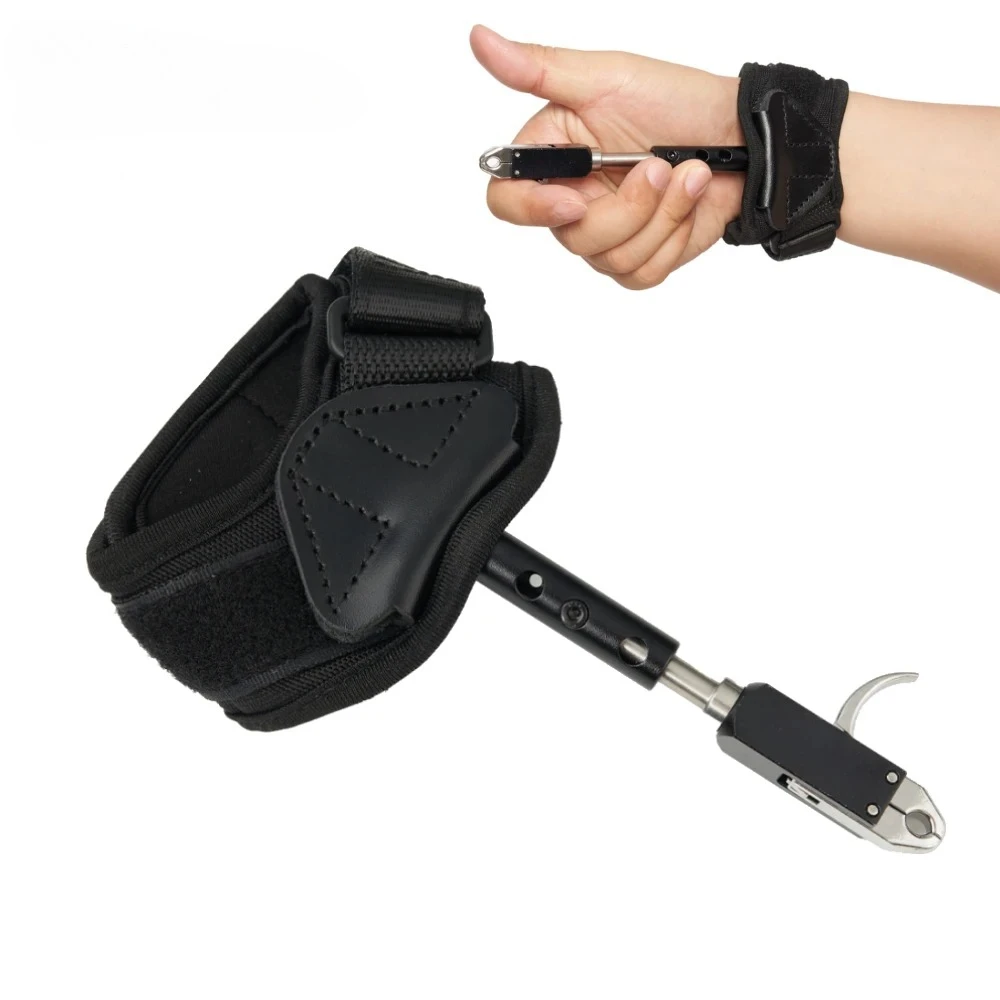 Bileşik Yay 360 °   Dönen Deri - Archery Release Aid Caliper Wrist incelemesi ve fiyatı