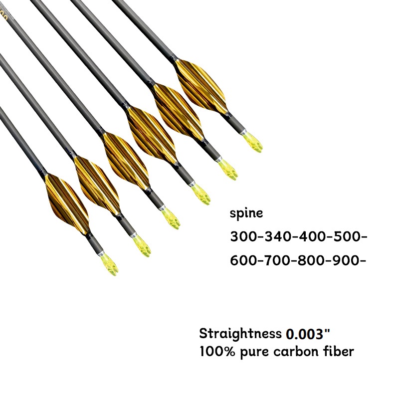 ID4.2mm Saf Karbon Ok 1.8 İnç  - Carbon Arrows 30 Inch Spine 400 500 incelemesi ve fiyatı