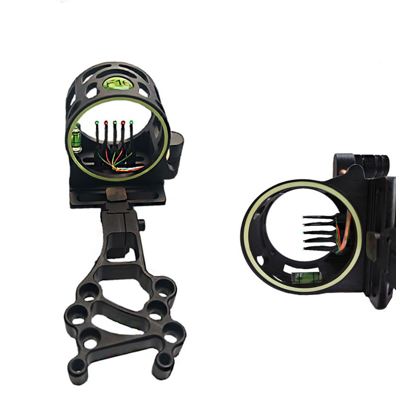 F16 Bileşik Yay Nişangahı Ayar - Compound Bow Sight 5 Pin Fiber Optic incelemesi ve fiyatı