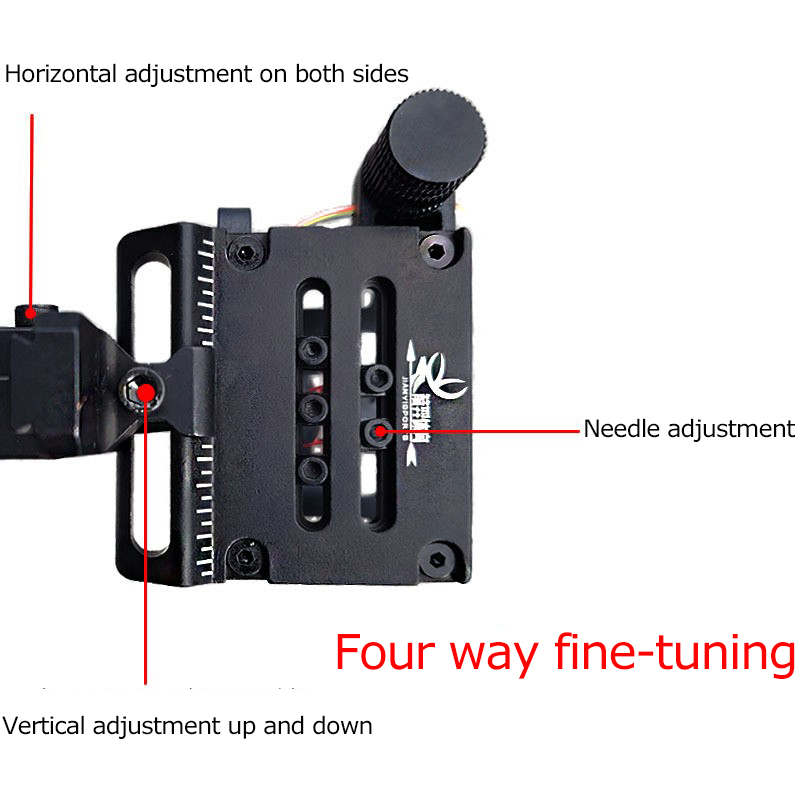 F16 Bileşik Yay Nişangahı Ayar - Compound Bow Sight 5 Pin Fiber Optic incelemesi ve fiyatı