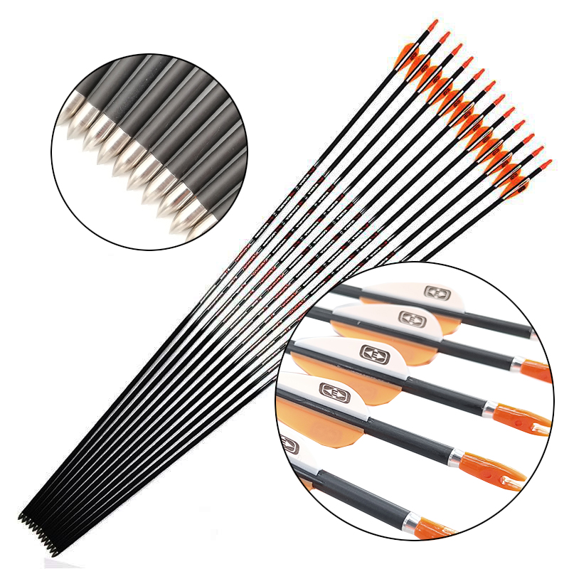 Saf Karbon Ok 30 Inç Omurga 35 - Carbon Arrows 30 Inch Spine 400 500 incelemesi ve fiyatı