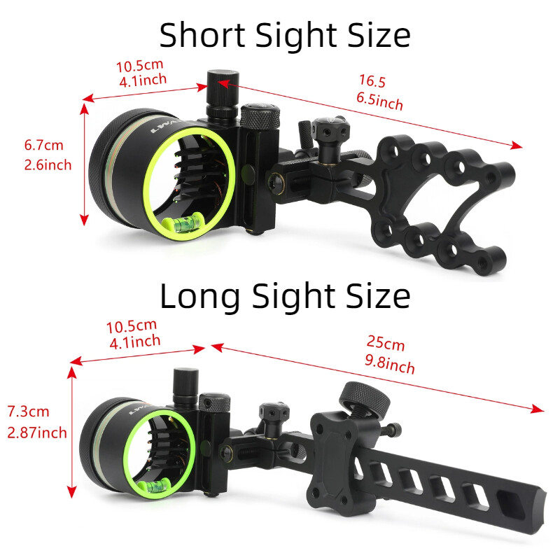 ‌ 4X 6X 8X Lensli Bileşik Yay  - Compound Bow Sight 5 Pin Fiber Optic incelemesi ve fiyatı