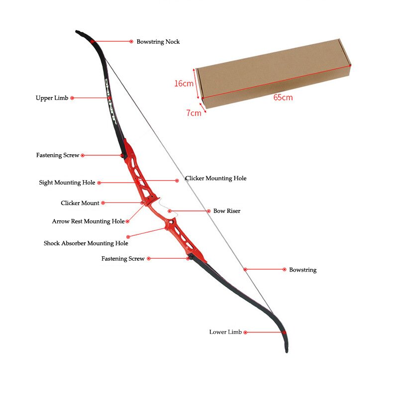 JUNXING Yarışma Tipi Katlanır  - Recurve Bow Takedown 40 Lbs Target incelemesi ve fiyatı